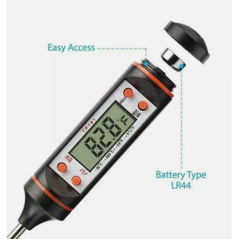 U-Cook Cooking Thermometer, Kitchen Cooking, Digital Multi-Functional Thermometer with Instant
