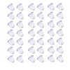 WEIKILLY Comfortable & Secure Clear Plastic Earring Backs，200pcs Premuim Earring