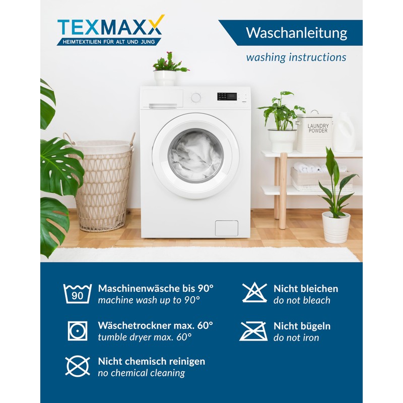 TEXMAXX® Mattress Protector 80 x 200 cm - Breathable/Waterproof Mattress