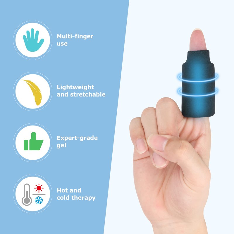 Helthrelife Finger Ice Sleeves 2 Ice Packs for Fingers, Thumbs