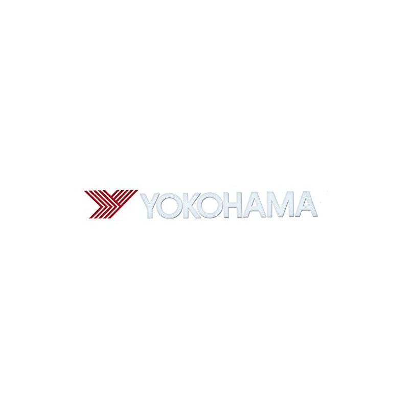 東洋マーク YOKOHAMA 横浜タイヤ デザインだけ残る切り文字ステッカー 122×18(mm) GA-12