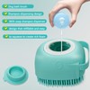 Gentle Pet Bath Brush with Shampoo Dispenser – Soft Silicone