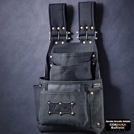 Knicks BA-6501DX Cordura Ballistic Fabric Chain Type Nail Bag for 2 x 4 Methods