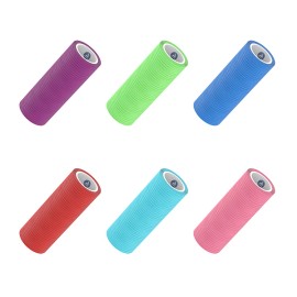 Dynarex Sensi Wrap, Self Adherent Bandage 4″ x 5 yds Rainbow 6/color 3184 Box of 18