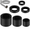 Rubber Hose Washer, 24pcs Plastic Flat O-ring Gasket, Tap Sealing