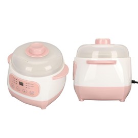 Ceramic Cooker, Anti Dry Burn Easy To Electric Stew Pot for Soup for Porridge (US Plug 110V)