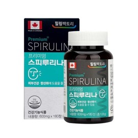 Healing Factory Premium Spirulina 3-month supply, 180 tablets, 1 unit, 180 tablets, 1 unit / 힐링팩토리 프리미엄 스피루리나 3개월분 180정 1개 180정  1개