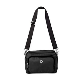SUNDAR | Bolsa Crossbody Laura para Mujer, Color Negro con Asa Ajustable Negra, Ligera y Duradera
