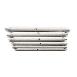 Estompen Set Paper Mop Assorted Thicknesses for Pastels, Drawing Charcoal