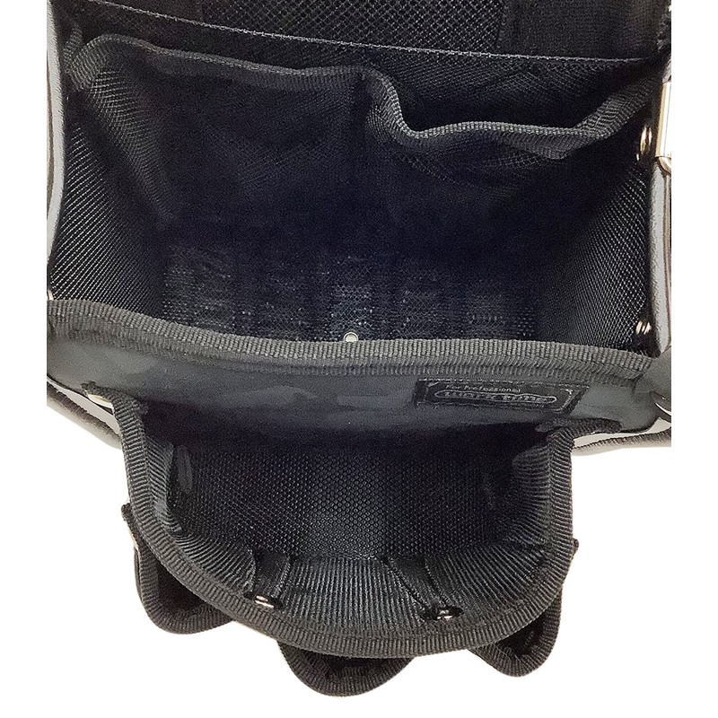 Kozuchi KNR-13MBK Worktime Radical Waist Bag, 2 Tiers, Universal Type,