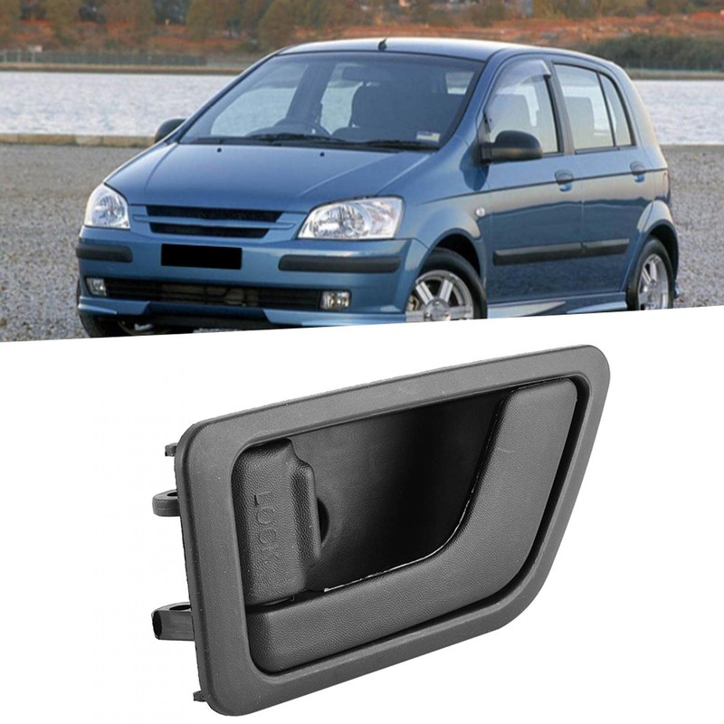 Interior Door Handle, Left Inner Door Handle, Black ABS Lhs