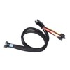8i 74P to 2xSFF 8639 with 15P Powe Cable Professional