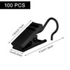 TANCUDER Pack of 100 Stainless Steel Clips Hooks Metal Curtain