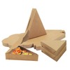 YQWIN 50Pcs Pizza Box Pizza Slice Box Pizza Slice Container