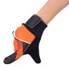 Kids Children Goalkeeper Glove NOn Slip Latex Soccer Finger Gloves(Orange