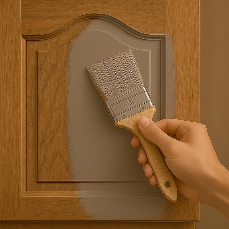 Bathworks Cabinet & Furniture Paint - Satin Finish, Easy Application,