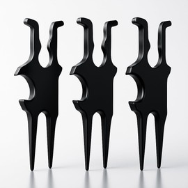 Auetrcls 3 Pack Magnetic Golf Cigar Holder Divot Tool for Golf Cart - Multifunctional Golf Divot Repair Multi-Tool