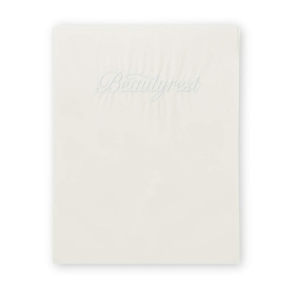 Simmons LB0803 Authentic Fitted Sheet, Single Basic, Cotton, 39.4 x