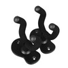 2PCS Guitar Wall Mount Hanger Metal Multifunctional Guitar Hangers Hook