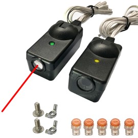 41A5034 G801CB-P Safety Sensor Kit, Replacement for Craftsman/Chamberlain/Liftmaster Garage Door Sensor, Compatible with Liftmaster/Chamberlain/Craftsman Garage Door openers Made After 1997