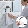 Self-Adhesive Towel Ring, No Drill Stainless Steel Round Hand Towel
