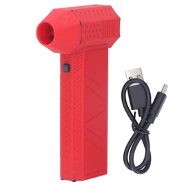 Jet Dry Blower 120000RPM Portable Mini Cordless Car Dryer 3 Adjustable Speeds Type C Rechargeable Super Fan for Keyboard Red
