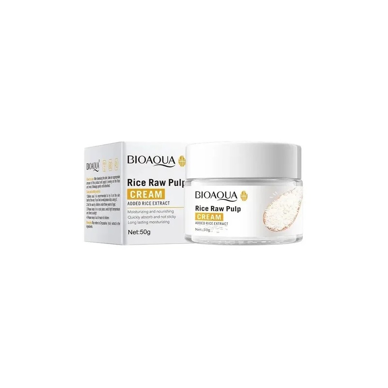 Crema Facial Bioaqua Con Extracto De Arroz Aclarante 50g
