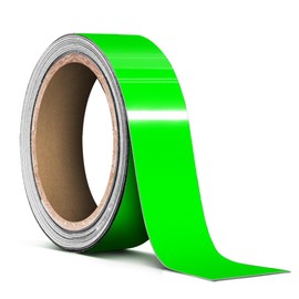 VViViD Vinyl Tape Pinstripe Green Fluorescent Neon Gloss Adhesive Automotive Film (1" x 20ft)