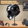 PAHTTO Motorcycle Helmet Stand 2 Packs, Desktop Helmet Display Holder