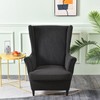 MIFXIN Wingback Chair Slipcover 2 Piece Stretch Wing Back Chair