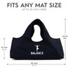 Wild Essentials Yoga Bag, Balance, Exercise tote, large mat carrier
