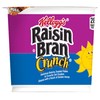 Kellogg's Raisin Bran Crunch Breakfast Cereal Cups, Fiber Cereal, Made
