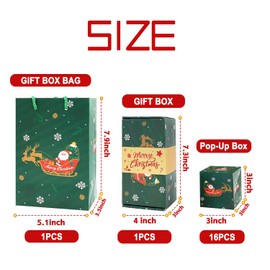 18 pcs Pop Up Surprise Box, Surprise Gift Box Explosion Money, Unique Folding Explosion Box, Pop Up Red Envelope for Birthdays, Anniversaries, Weddings, Valentine's Day and Christmas