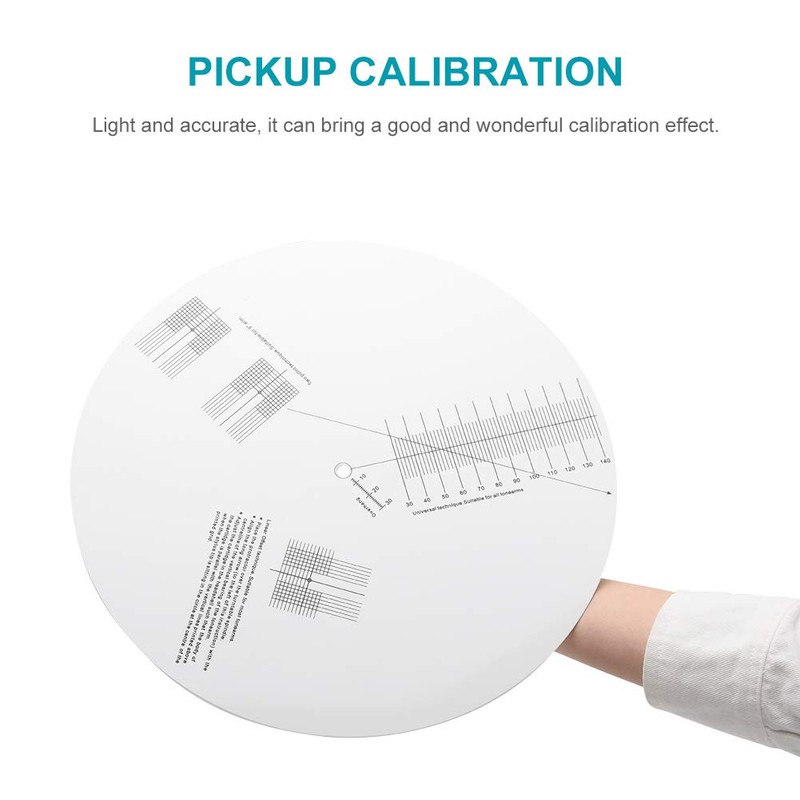 Turntable Cartridge Alignment Protractor Mat, Anti-sliding LP Vinyl Record Pickup