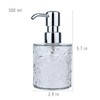 Foaming Soap Dispenser, 12oz/350ml Plastic Hand Pump Foam soap Dispenser,