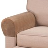 Real Velevt Stretch Armrest Covers Anti-Slip Furniture Protector Soft Velvet