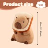 LXYYDS 30 cm Cute Capybara Plush Toy, Simulation Capybara Plush