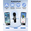 dralud 3 in 1 Wireless Lavalier Microphone for iPhone, Mini