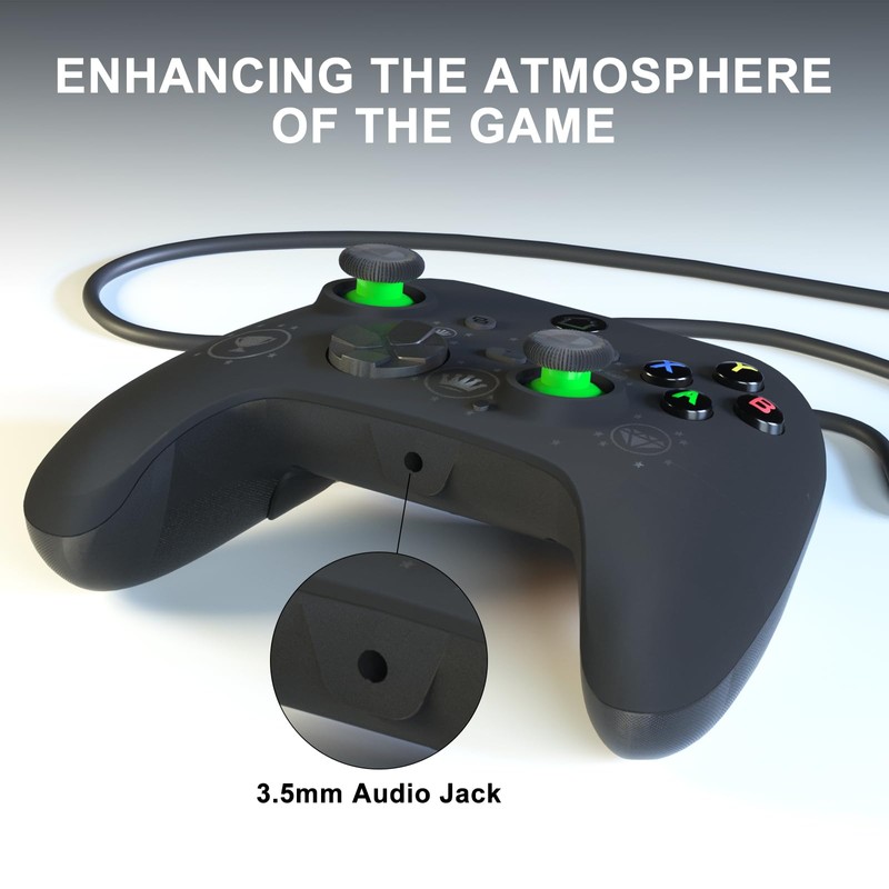 Wired PC Game Controller Compatible with PC, PC Gaming Wired