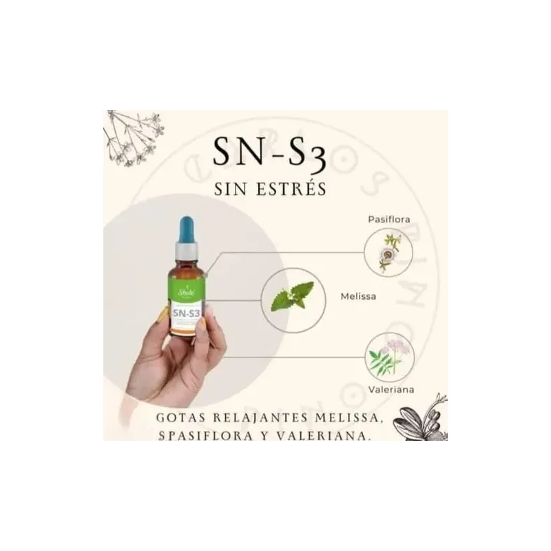 3 Pack Sns3 Relajante Ansiedad Sin Estrés Depresión Regalo