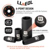 LLNEDL 1/4 inch Impact Socket Set, 63 Piece Drive Socket