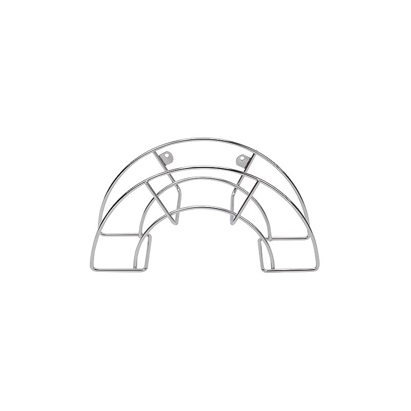 SAUVIC 03302 18/8 Small Stainless Steel Wall Hose Stand -