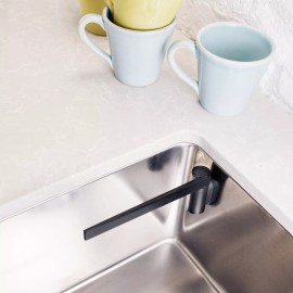 Happy Sinks Magnetic Dish Cloth Holder Stainless Steel Silver New