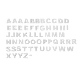 White Felt Letters, Laser Cut, Perfect Way to Personalize a Bucilla Felt Stocking kit. Great Way to add Customization to a Christmas Craft Project. Letters are 7/8" high.