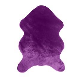 ACESOME Fluffy Faux Sheepskin Rug, Shaggy Rugs, Faux Fur Rugs Floor Carpet, Mat Room Sofa Hairy Shaggy Rug for Bedrooms Living Room Kids Rooms Decor (Purple, 60 * 90cm)