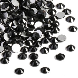 Beadsland (Beadsland) Flat Back Rhinestone Nail Art Craft Be Hot Fix, 1 Piece, Black, SS12, 3.0-3.2mm / Beadsland(비즈랜드) 플랫 백 라인 석 네일 아트 크래프트 비 핫 픽스, 1개, 블랙,SS12,3.0-3.2mm