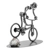 Screw Manikin MTB Mountain Bike Cycling Stone-Hand-Made Gift Idea
