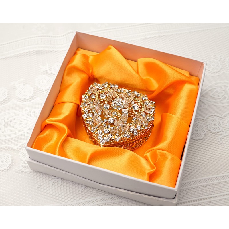 Lassos Boutique 2" Heart Shaped Wedding Arras Set, Gold Arras