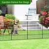 FOREHOGAR Metal Garden Fence 28in (H) x 35ft (L), 15