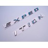 Unbranded Chrome Black Front Hood EXPEDITION Letters Emblem FIT 2018-2022